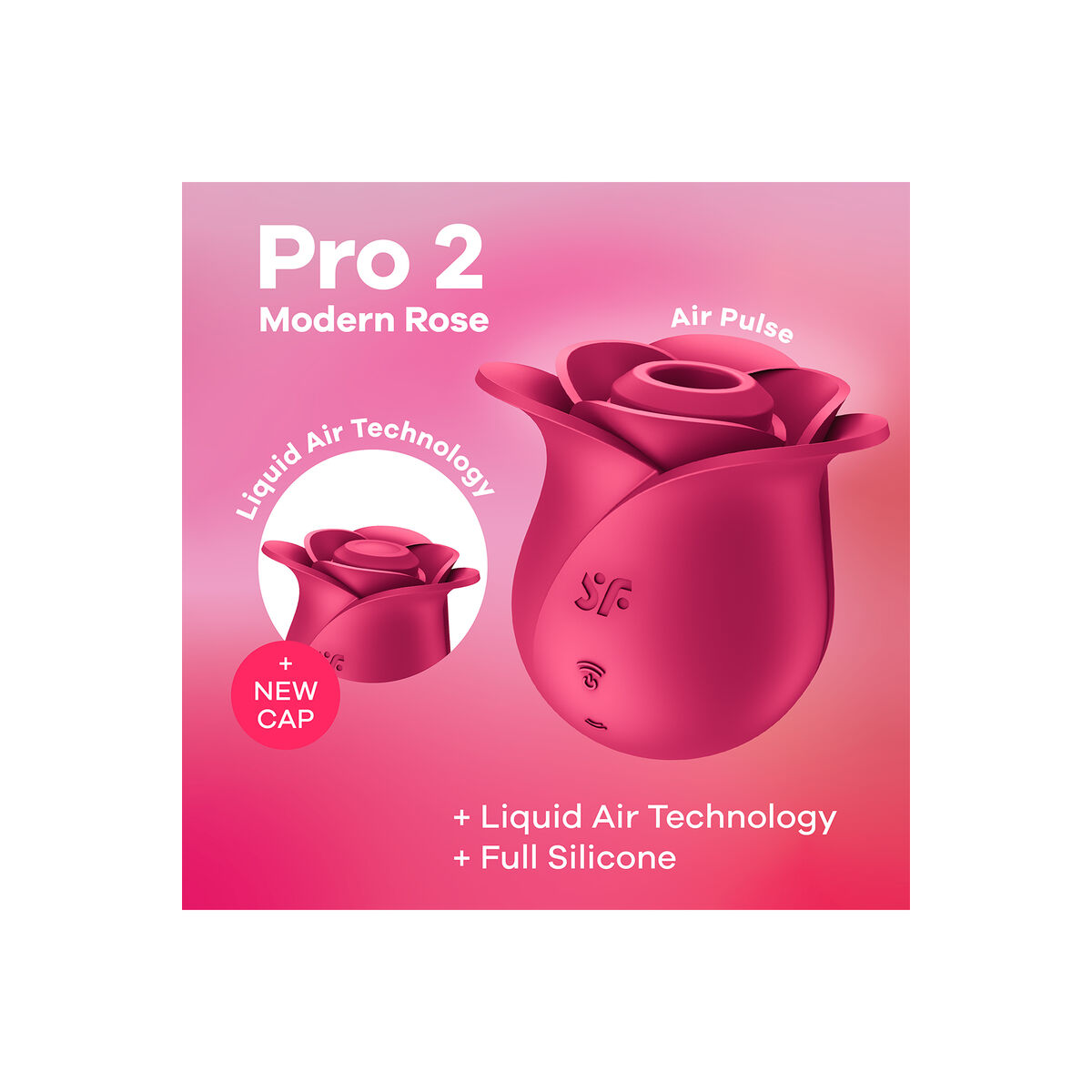 Dispozitiv stimulare clitoris Satisfyer Roz